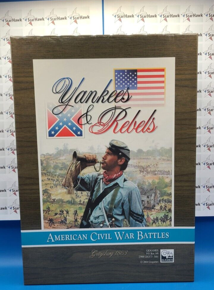 VTG Box Ex Cond. Giogames Yankees & Rebels Partially punched