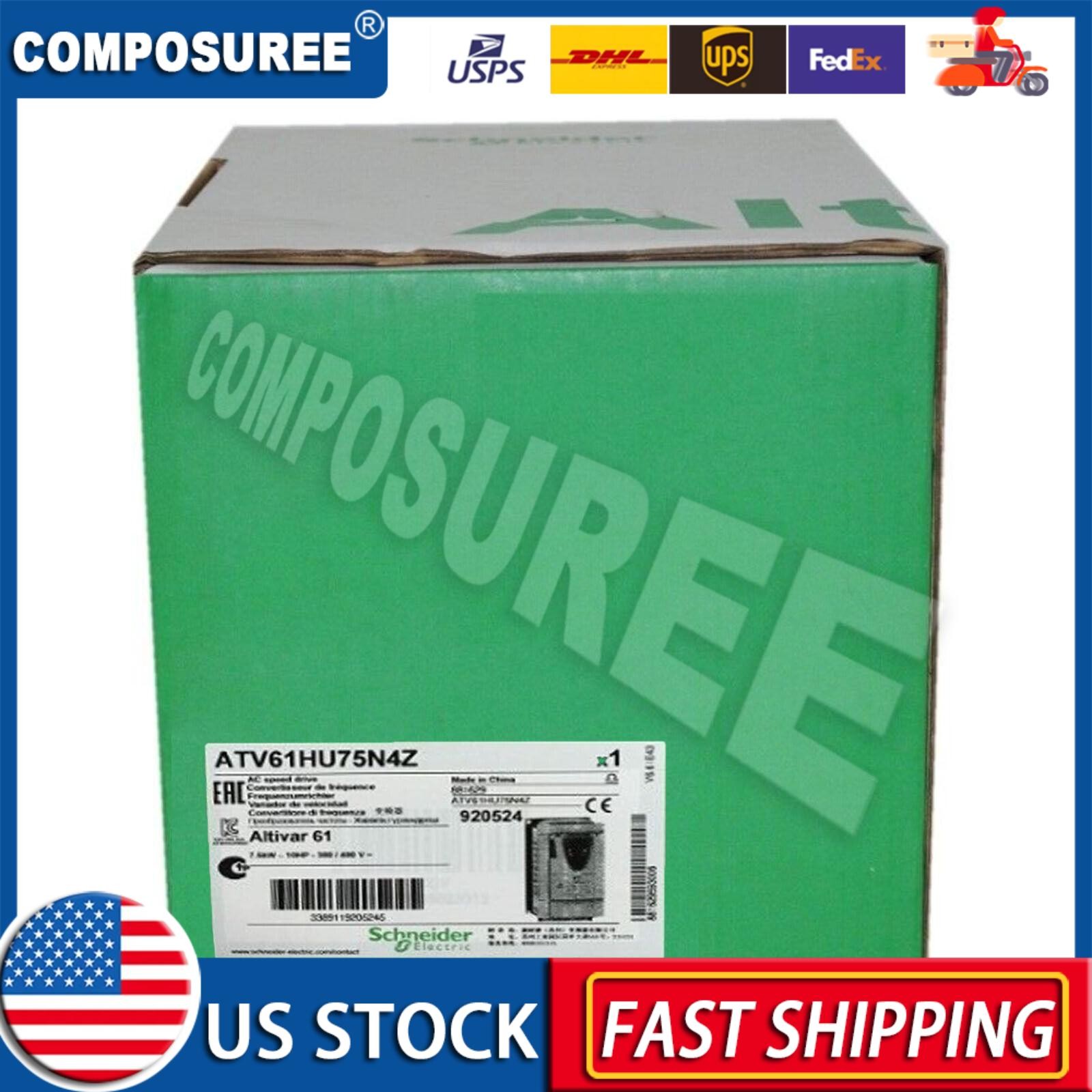 In Box SND ATV61HU75N4Z Inverter US Free TAX