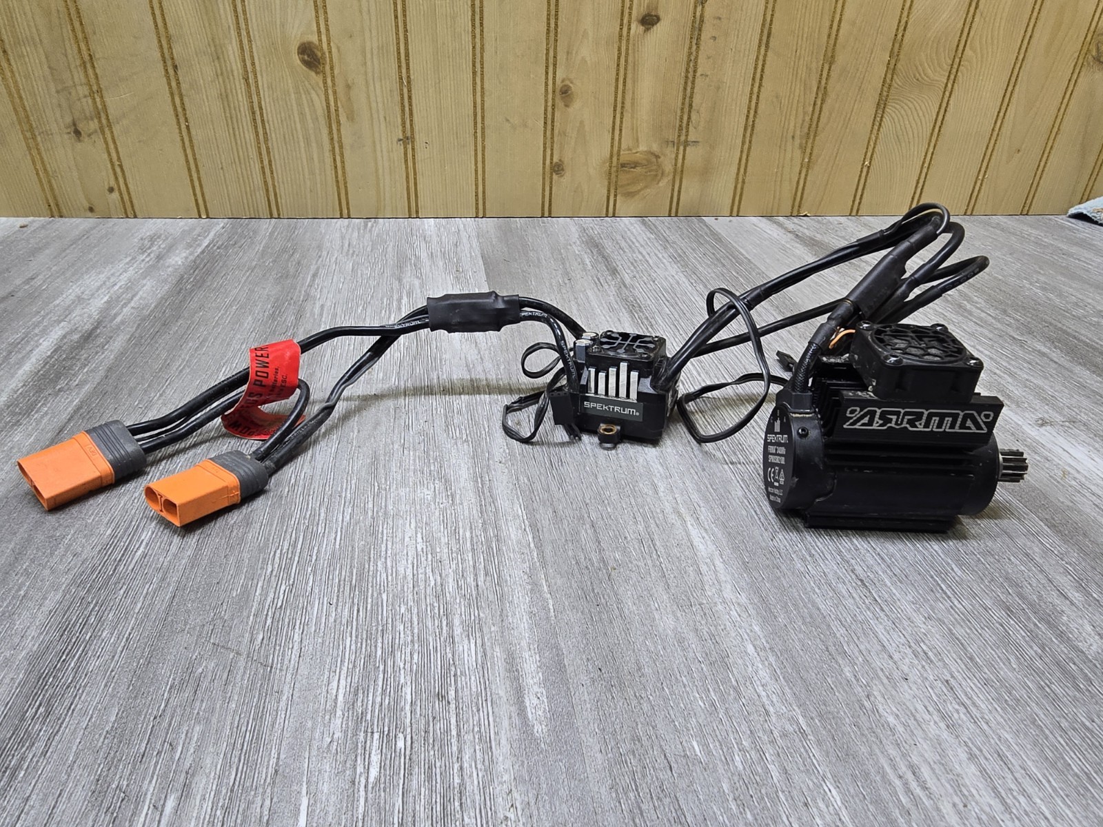 Spektrum 4S 120 ESC Motor Brushless Combo 2400kv KRATON Mojave BLACK ic5 ec5 FAN