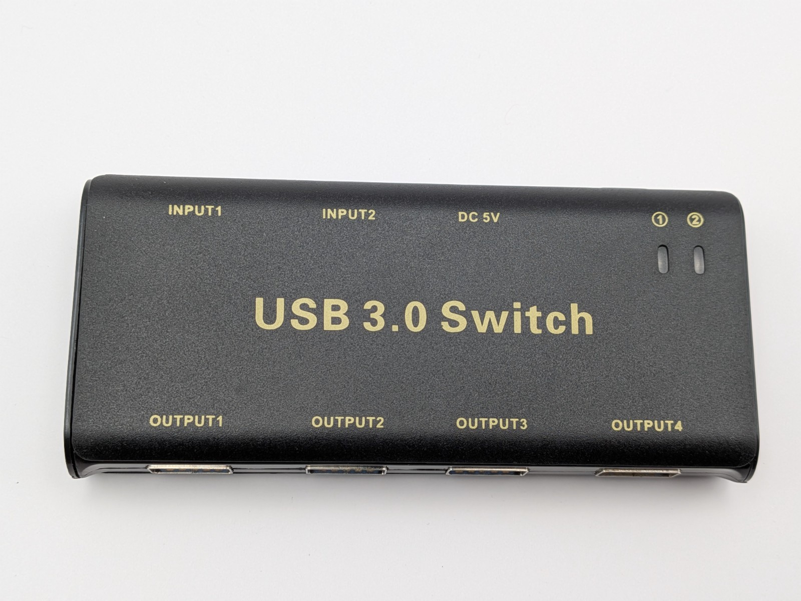 USB 3.0 Switch Selector 4 Port 5Gbps Black KVM
