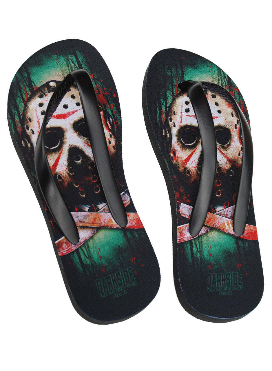 Horror Movie - Jason - Flip Flops Merchandise / slasher movies / summer shoes