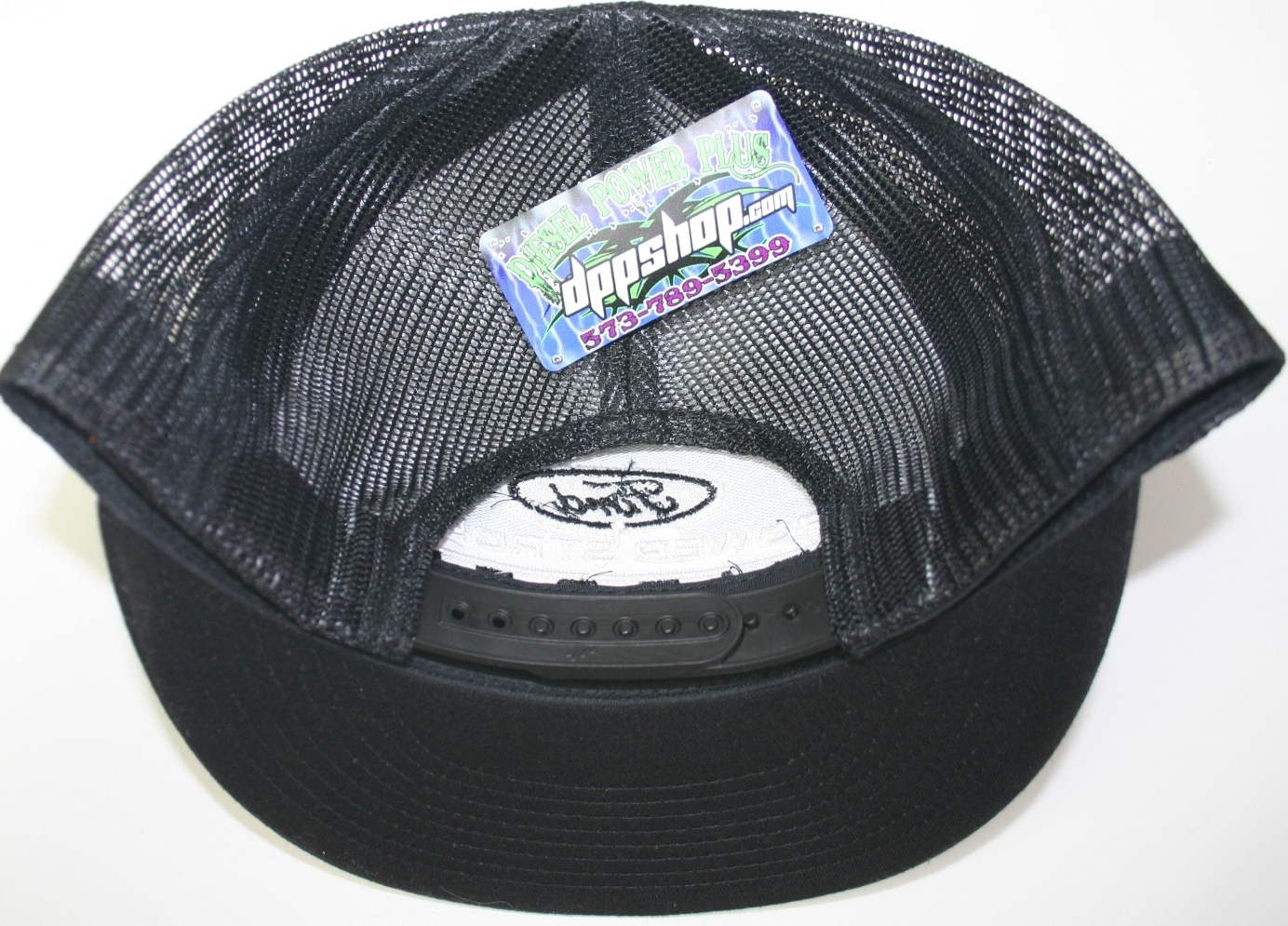 ford powerstroke trucker Flat bill ball cap hat snap back mesh classic flatbill