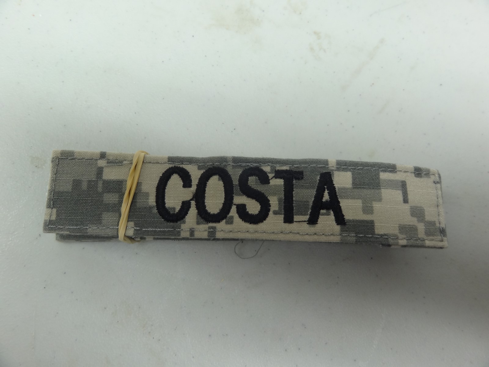 MILITARY US ARMY PATCH FOR ACUS DIGITALBACK NAME TAPE WITH COSTA