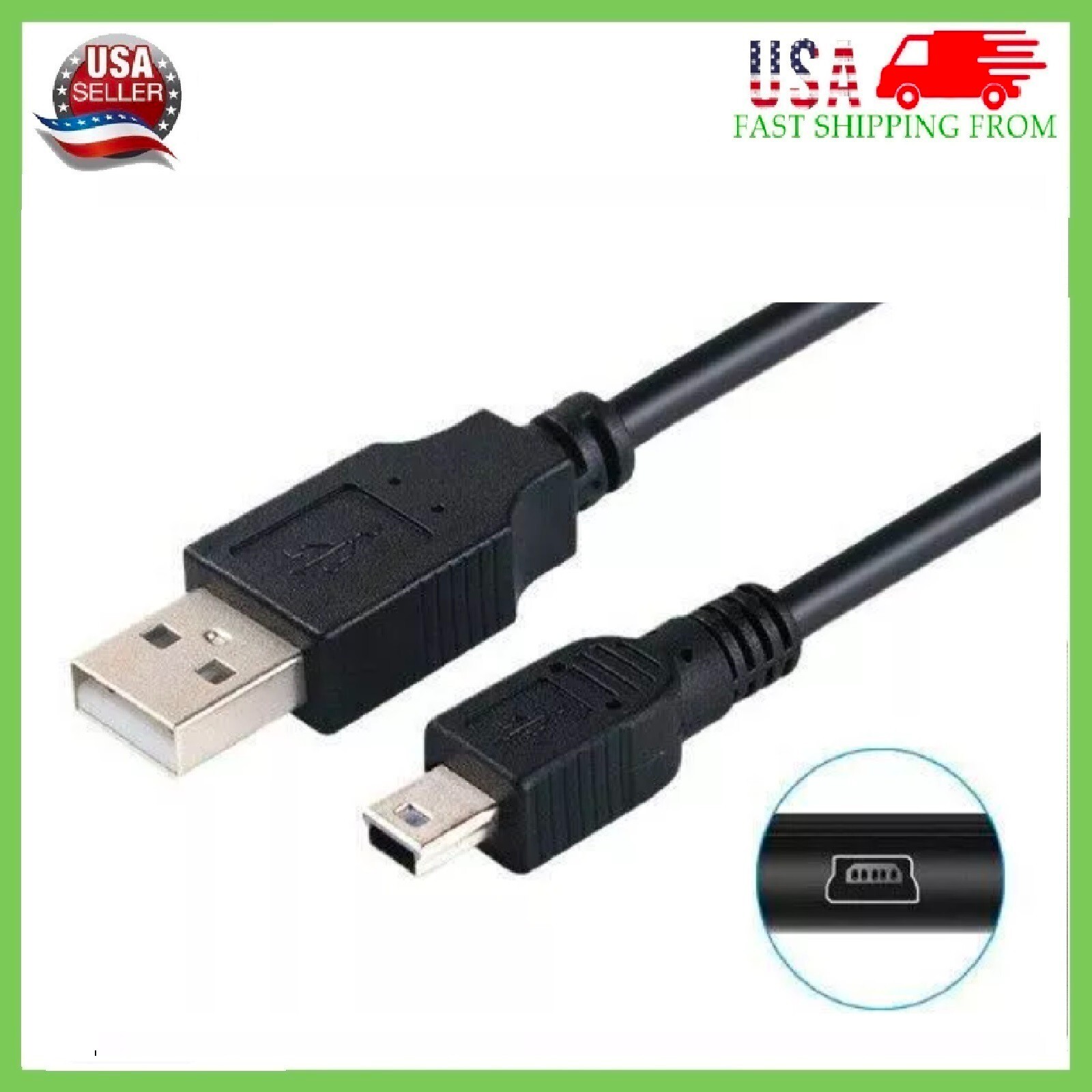 For Sony Playstation 3 PS3 Wireless Controller USB Charging Cord Cable Charger