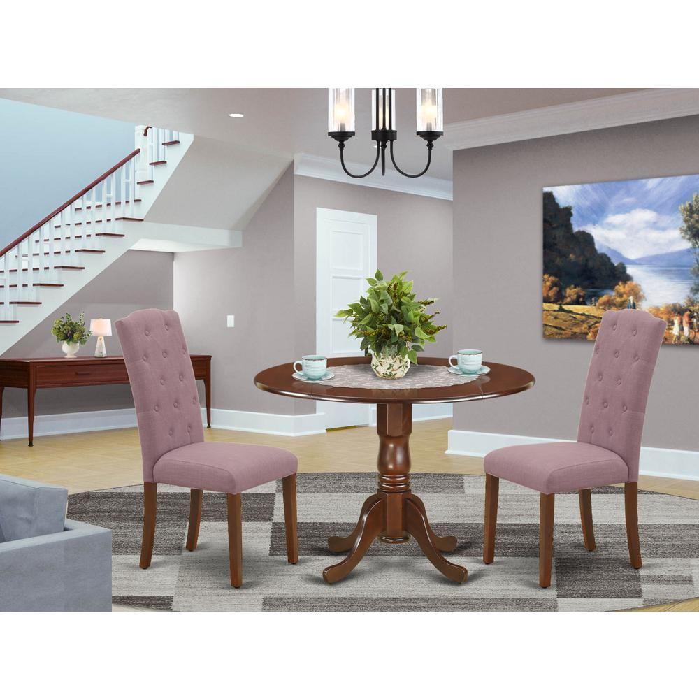Dining Room Set Mahogany, DLCE3-MAH-10