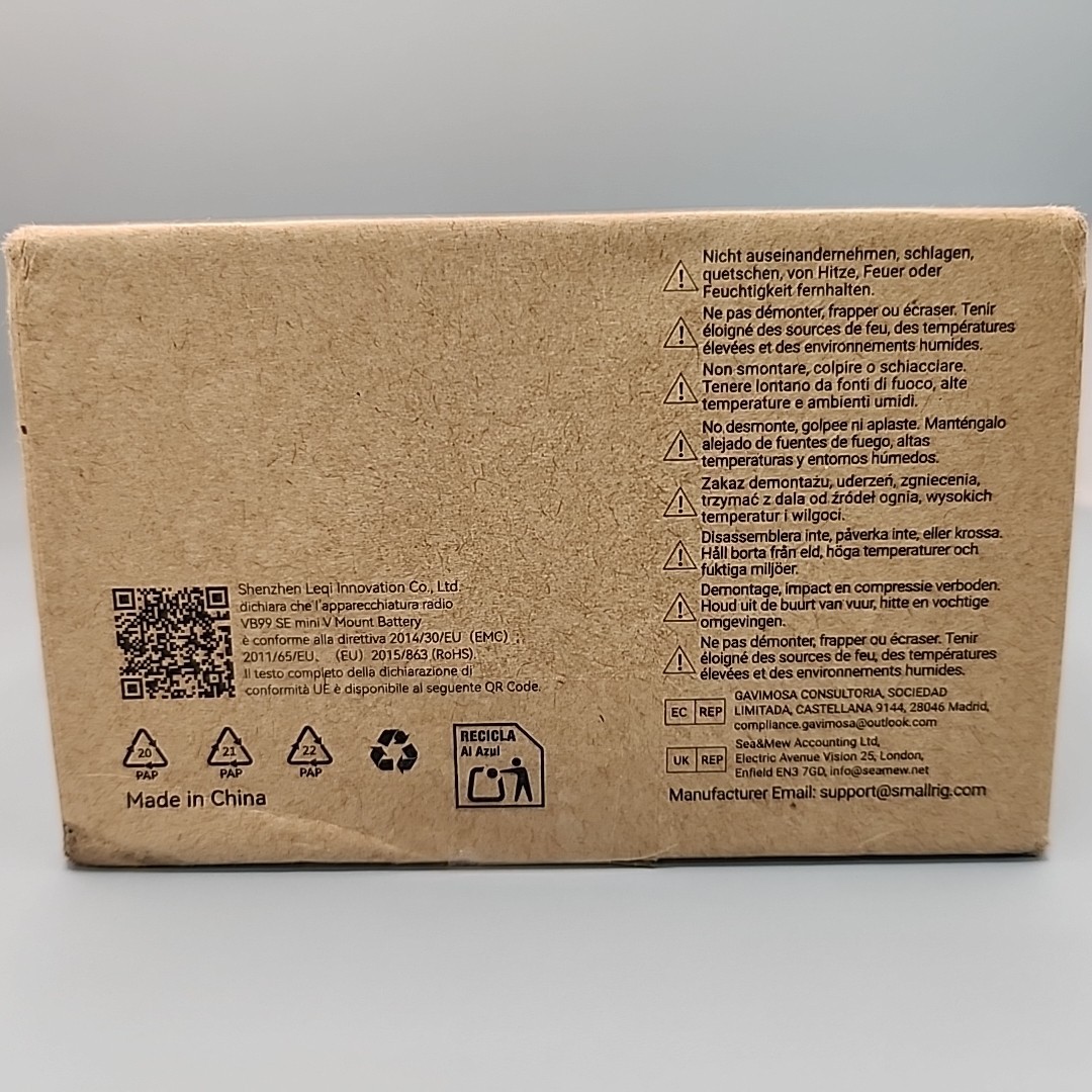 NEW Smallrig VB99 SE Mini V Mount Battery 4608