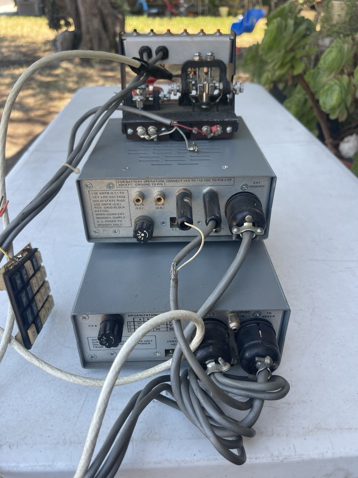 Curtis Electro Devices RARE BUNDLE KM-420 - EK-420 - KM-420 MORSE CODE SYSTEM