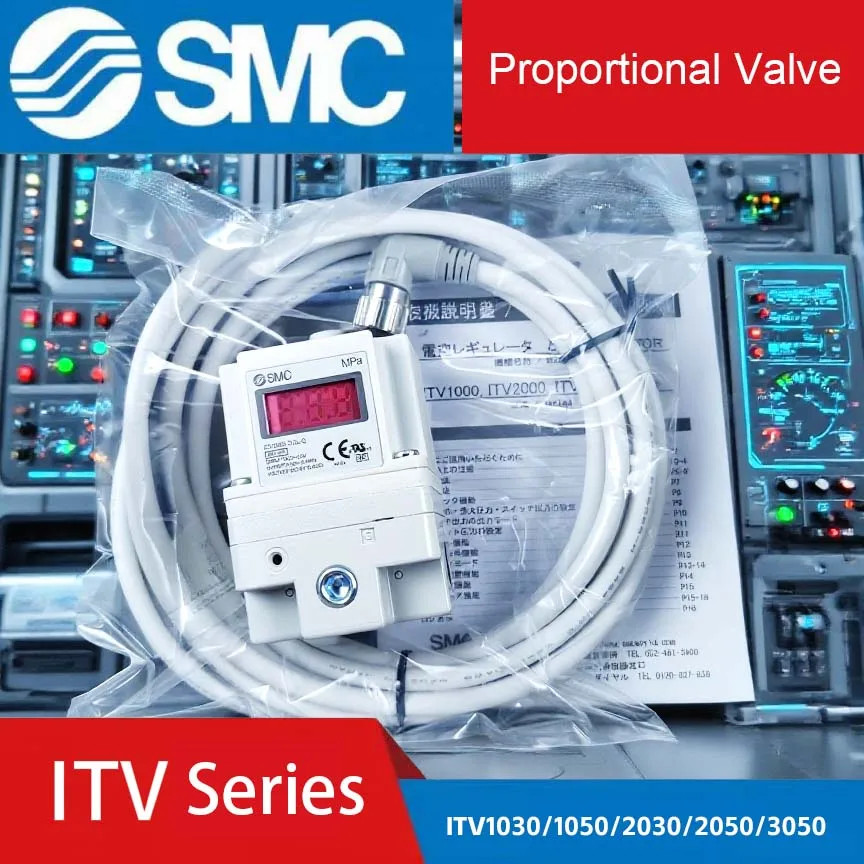 SMC New Pneumatic Electric Proportional Valve ITV1030/1050/2030/2050/3050-312