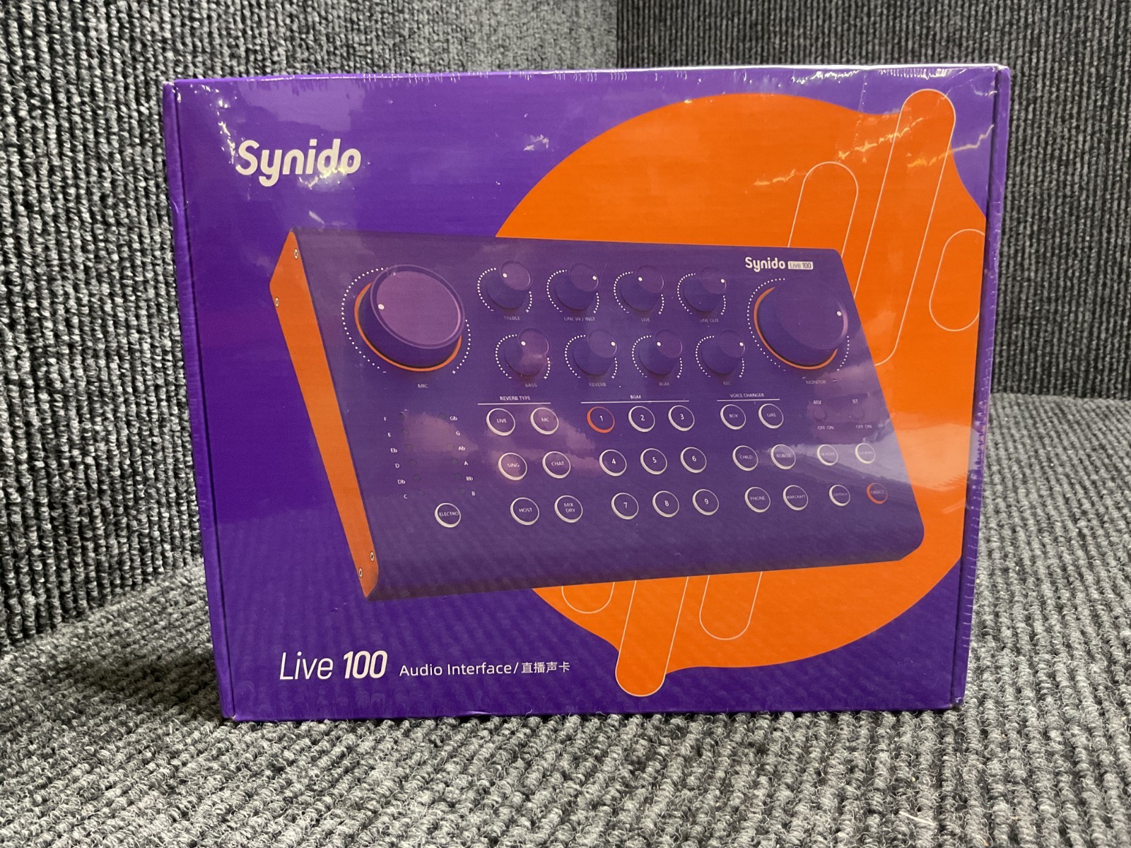 Synido Live 100 USB Desktop Audio Interface 2-Channel 24-bit/96kHz Phantom