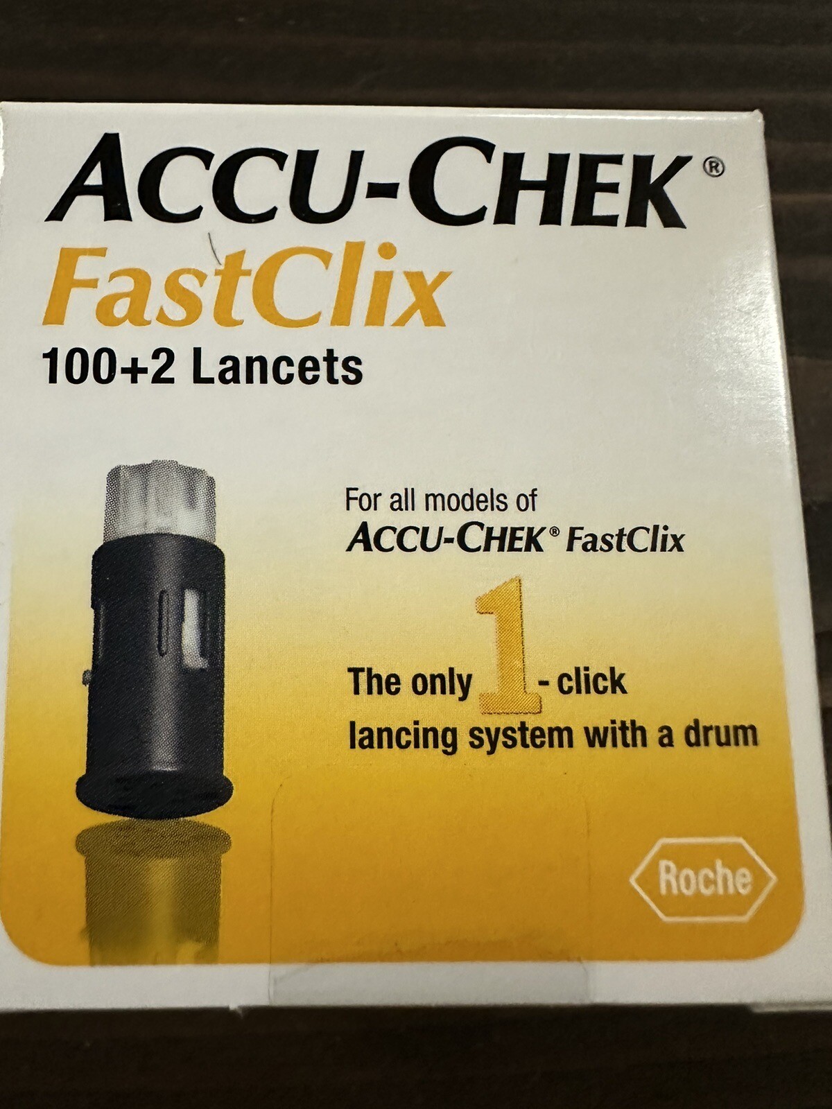 Accu Chek FastClix Lancet Blood Glucose Monitoring System  100+2 Lancets 09/2025