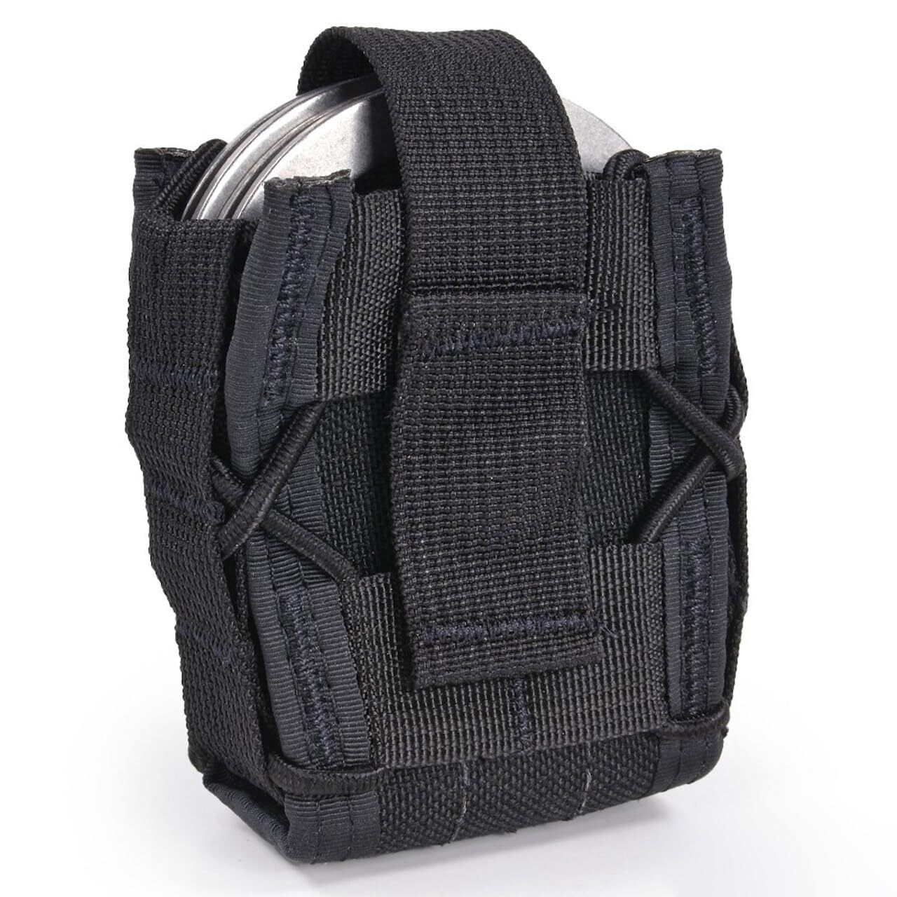 2pcs Molle Handcuff Case Open Top Handcuff Holder and Clip Strap Accessories