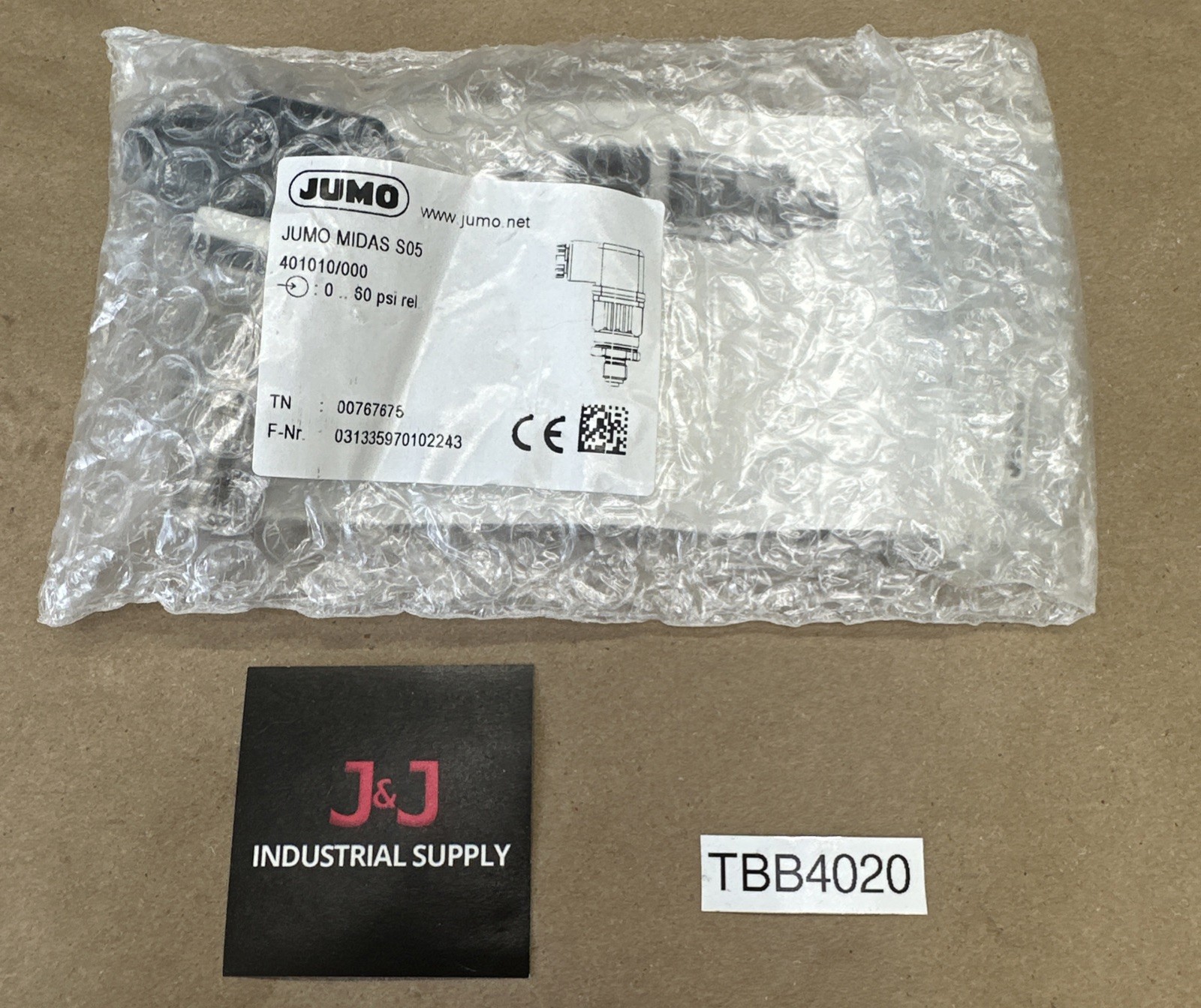 NEW IN BAG- JUMO MIDAS S05 0-60PSI Relative Pressure 401010/000 || WARRANTY!!!