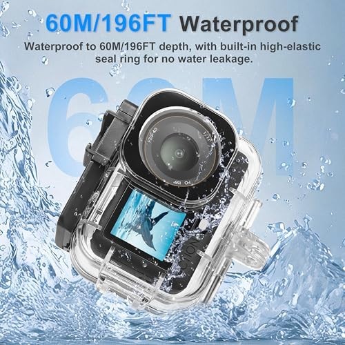 FitStill DJI OSMO Action Accessories Kit Waterproof Case, Screen Protector