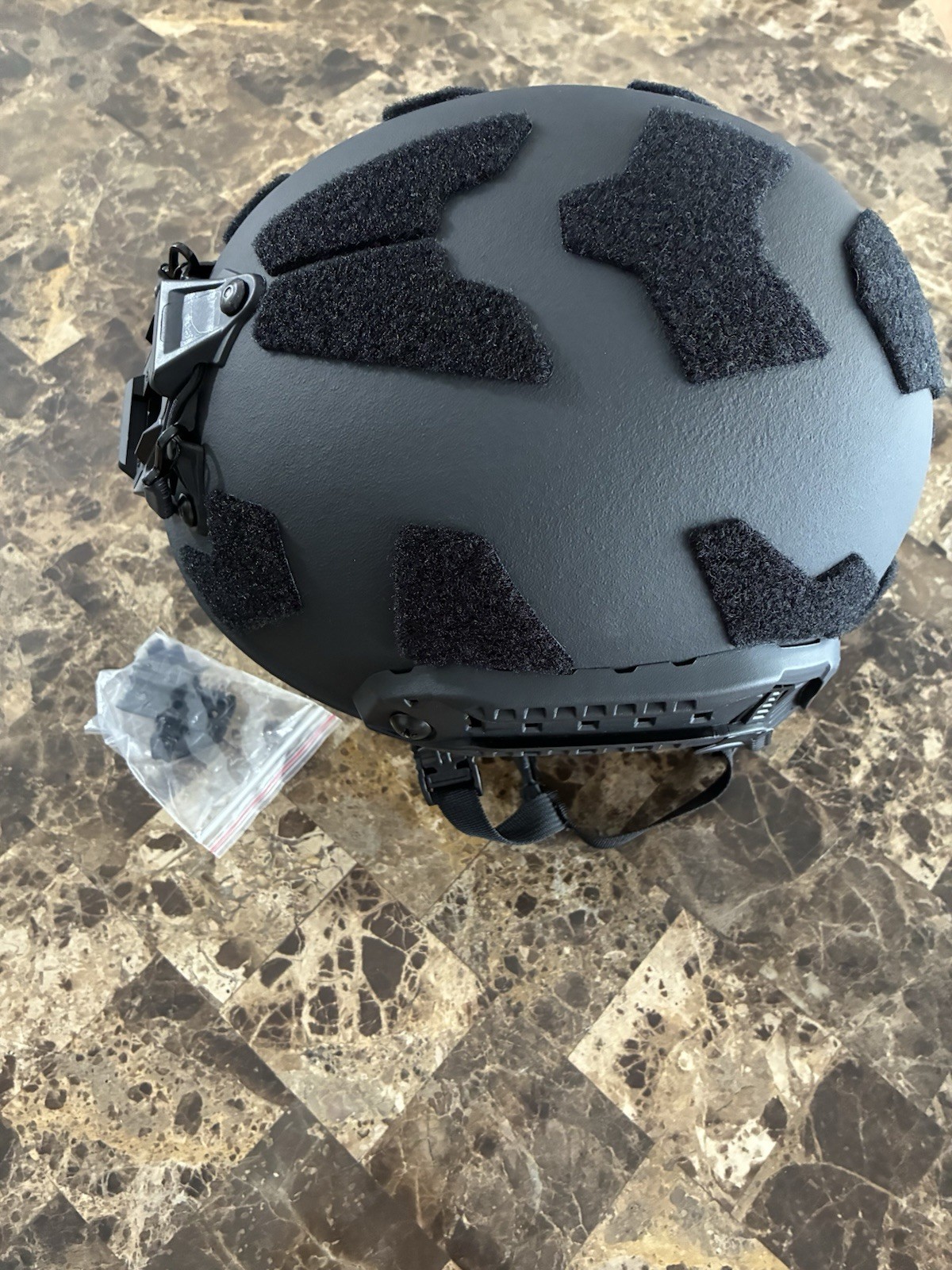 GLF Tactical Ballistic Kevlar Helmet Level 3A Made With Kevlar High-cut BLACK