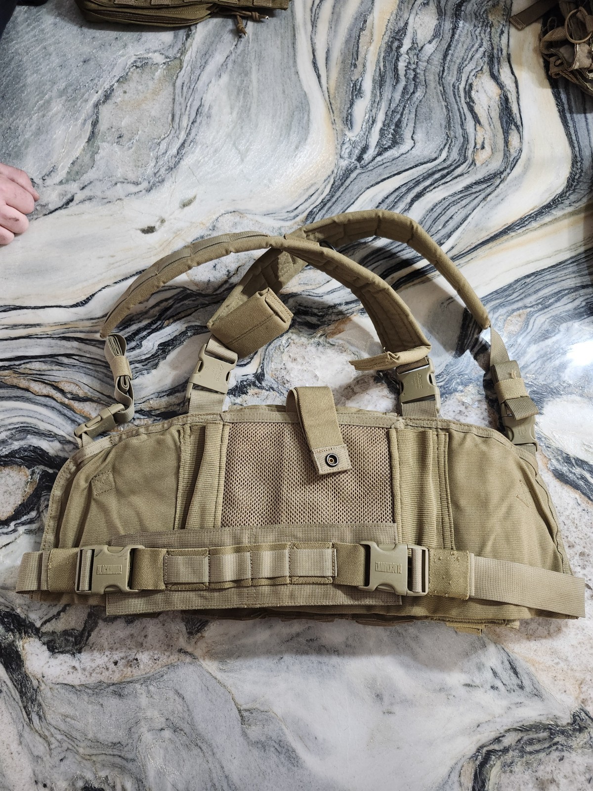 US Special Forces Blackhawk MOLLE Commando Chest Rig Khaki Tan, Oldgen