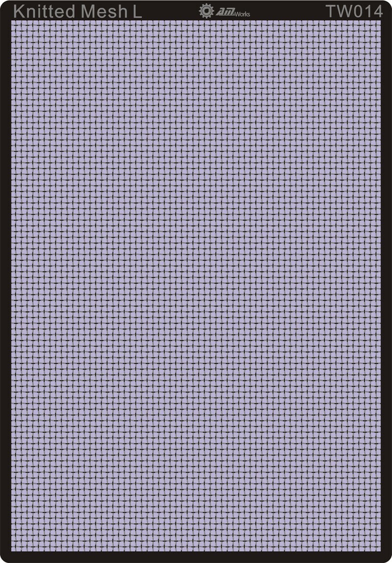 TW014 Knitted Mesh Large 1mm Spacing Metal Detail-Up Parts Accessory