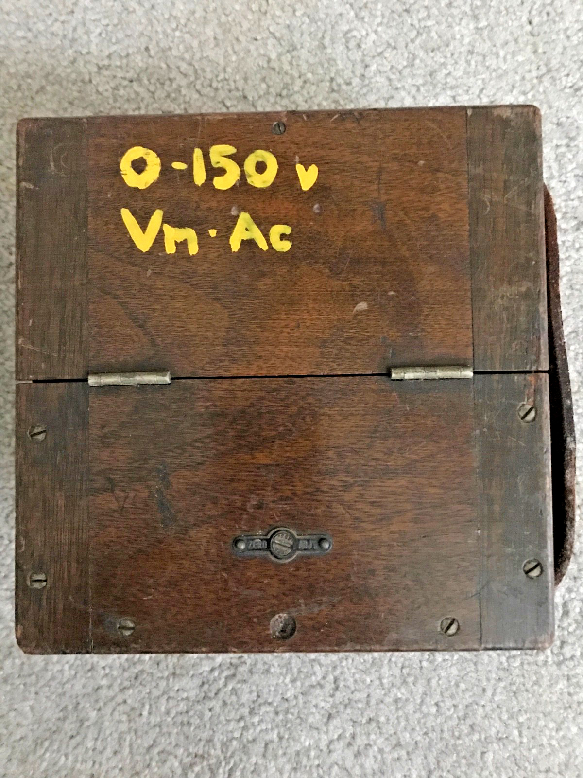 Voltmeter, vintage electronics, 0-150 volts A.C., Roller-Smith Co., works.
