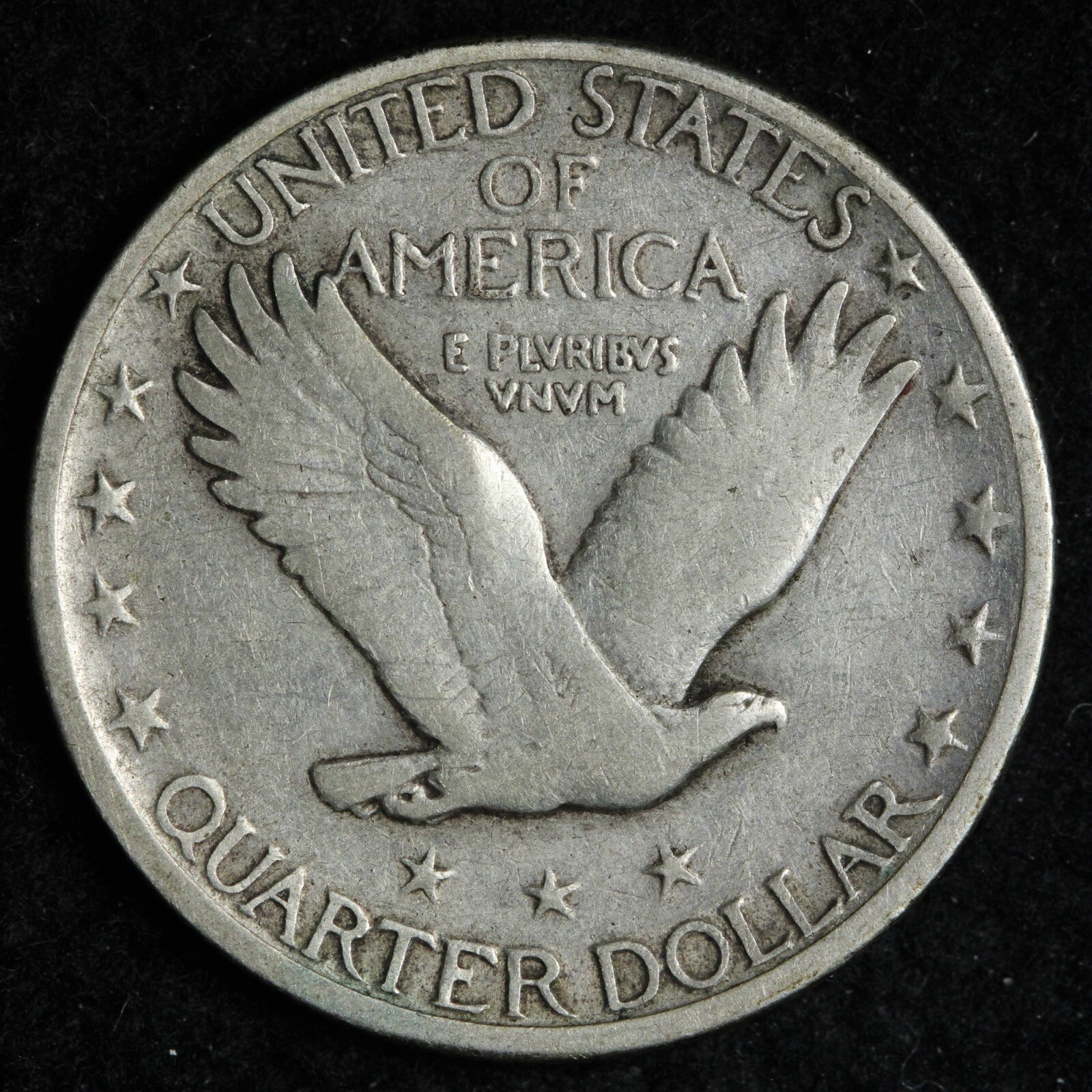 1918-D Standing Liberty Silver Quarter XF E259 KJFK