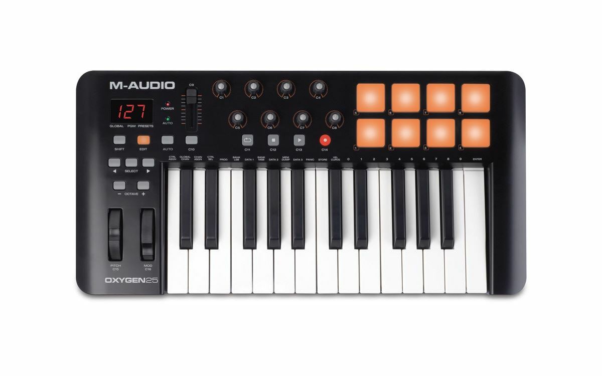 M-Audio OXYGEN25 MK IV USB MIDI Performance Keyboard Controller