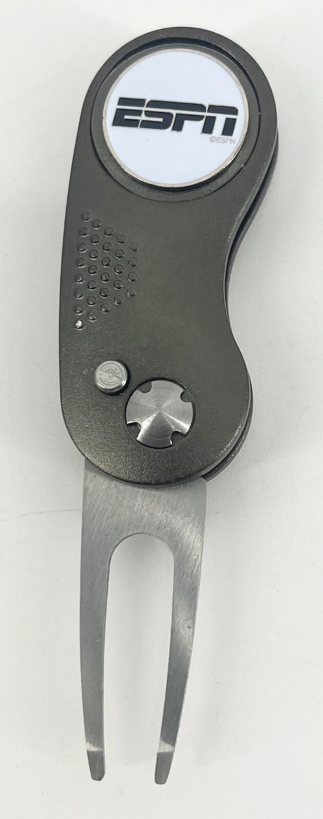 GOLF SWITCHBLADE ESPN DIVOT REPAIR TOOL + Ballmark Gray E S P N    NEW