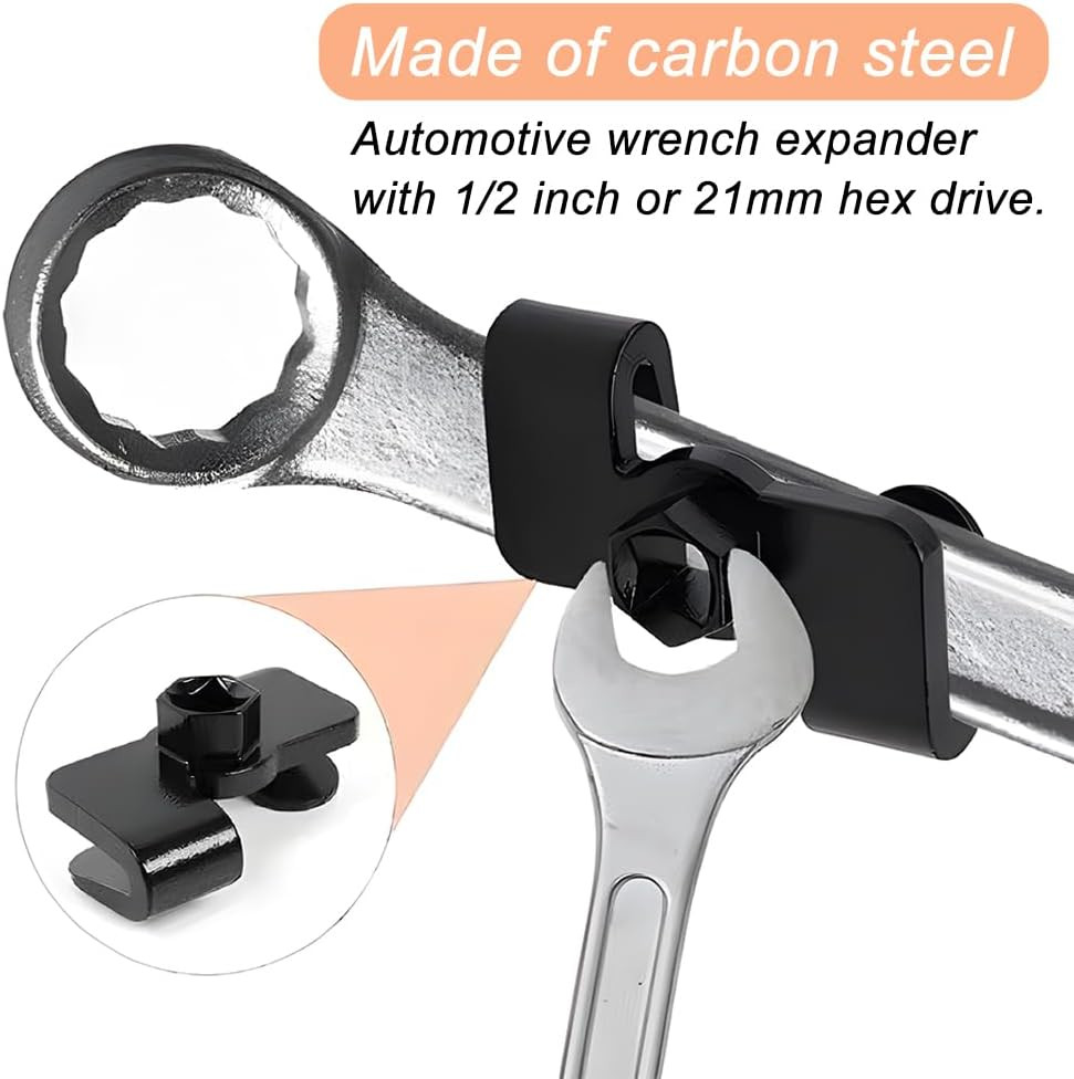 Universal Wrench Extender Tool, Adjustable Torque Adaptor, Premium Extender for