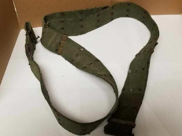 Vintage U S. Army Web Belt