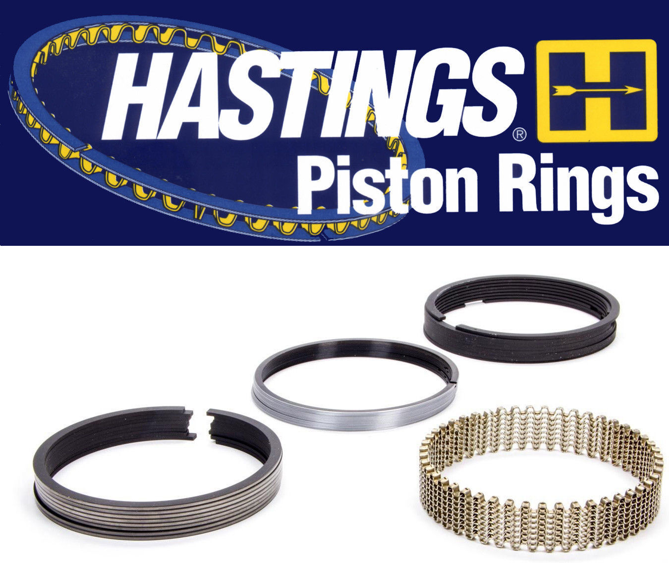 Hastings Piston Rings 2C4504 STD Size Hyundai Kia 2011-2020 1.6L