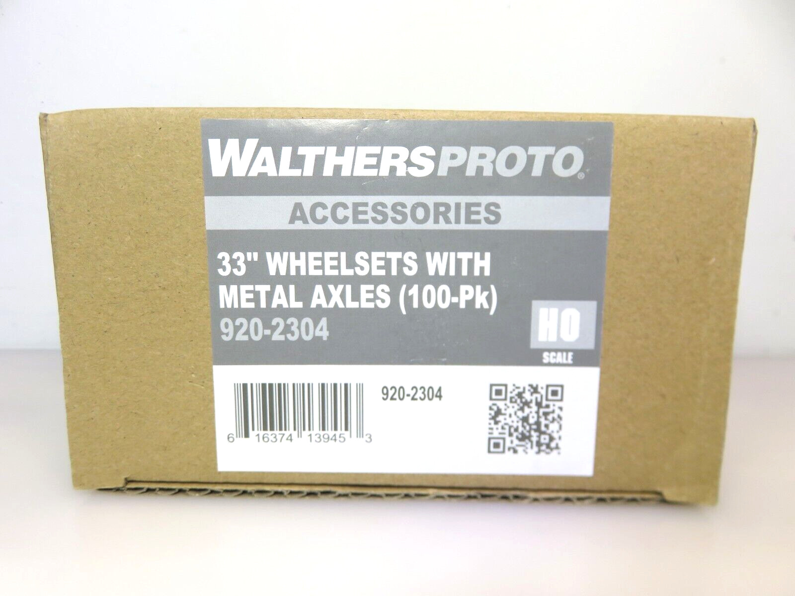 Walthers 920-2304 HO Scale 33" Turned Metal RP-25 Wheelsets W/Metal Axles 100pk