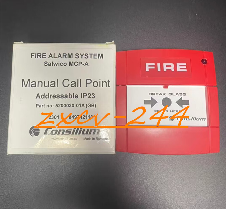1PCS Consilium Salwico MCP-A Manual Call Point 5200030-01A (GB)