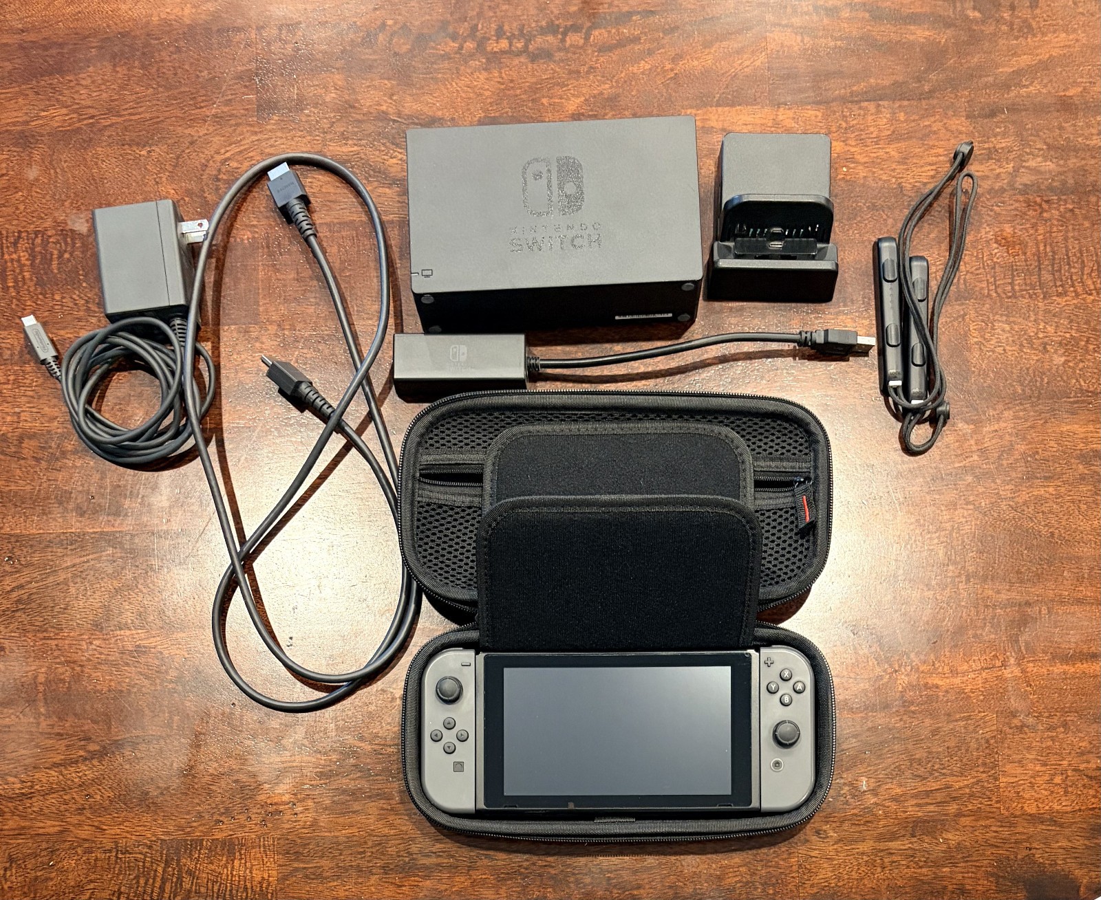 Nintendo Switch With Dock, Case, Power Brick, HDMI, & Internet Adapter Read Desc