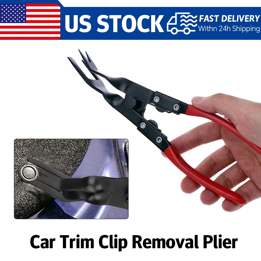 Car Clip Trim Removal Tool Plier Door Panel Remover Body Retainer Clip Auto Pry