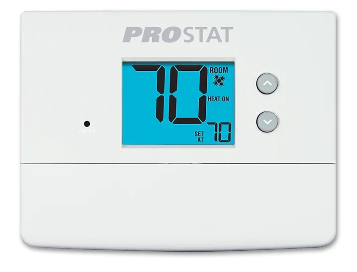 Prostat Non-Programmable Thermostat 2 Heat/1 Cool /Heat Pump PRS3210- lots of 12
