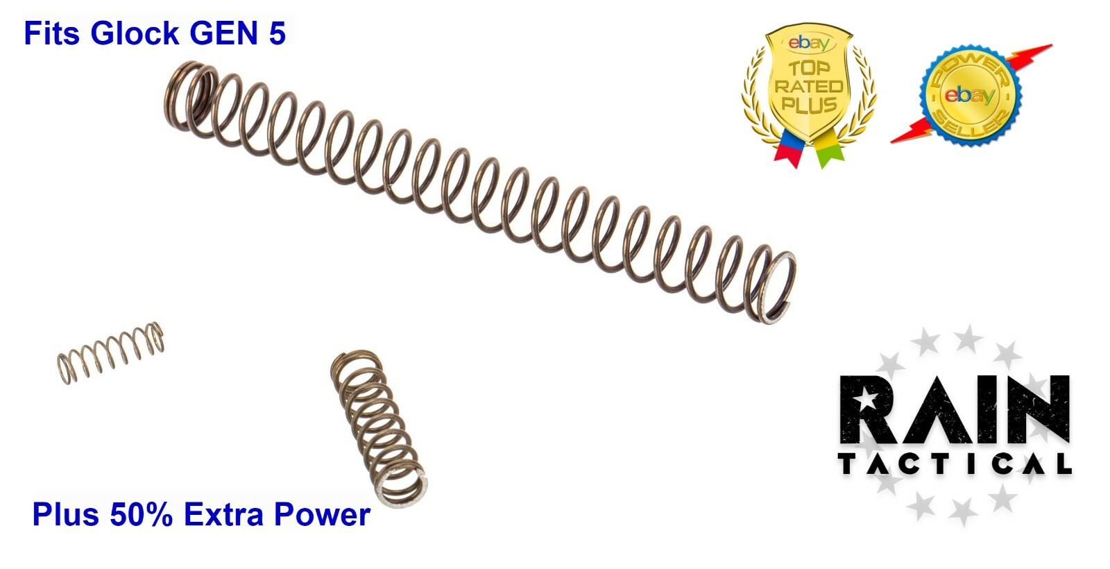For Glock GEN 5 ISMI PRO Competition Trigger Spring Kit Plus 50% Extra Power