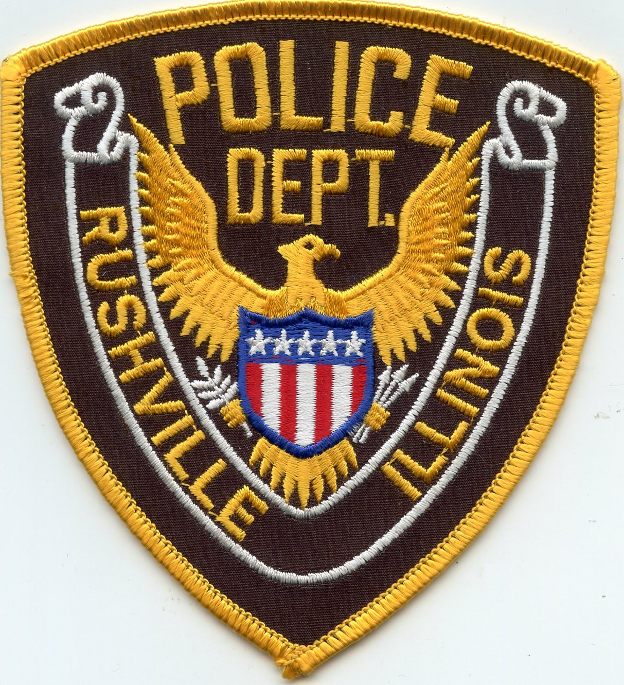 RUSHVILLE ILLINOIS IL POLICE PATCH