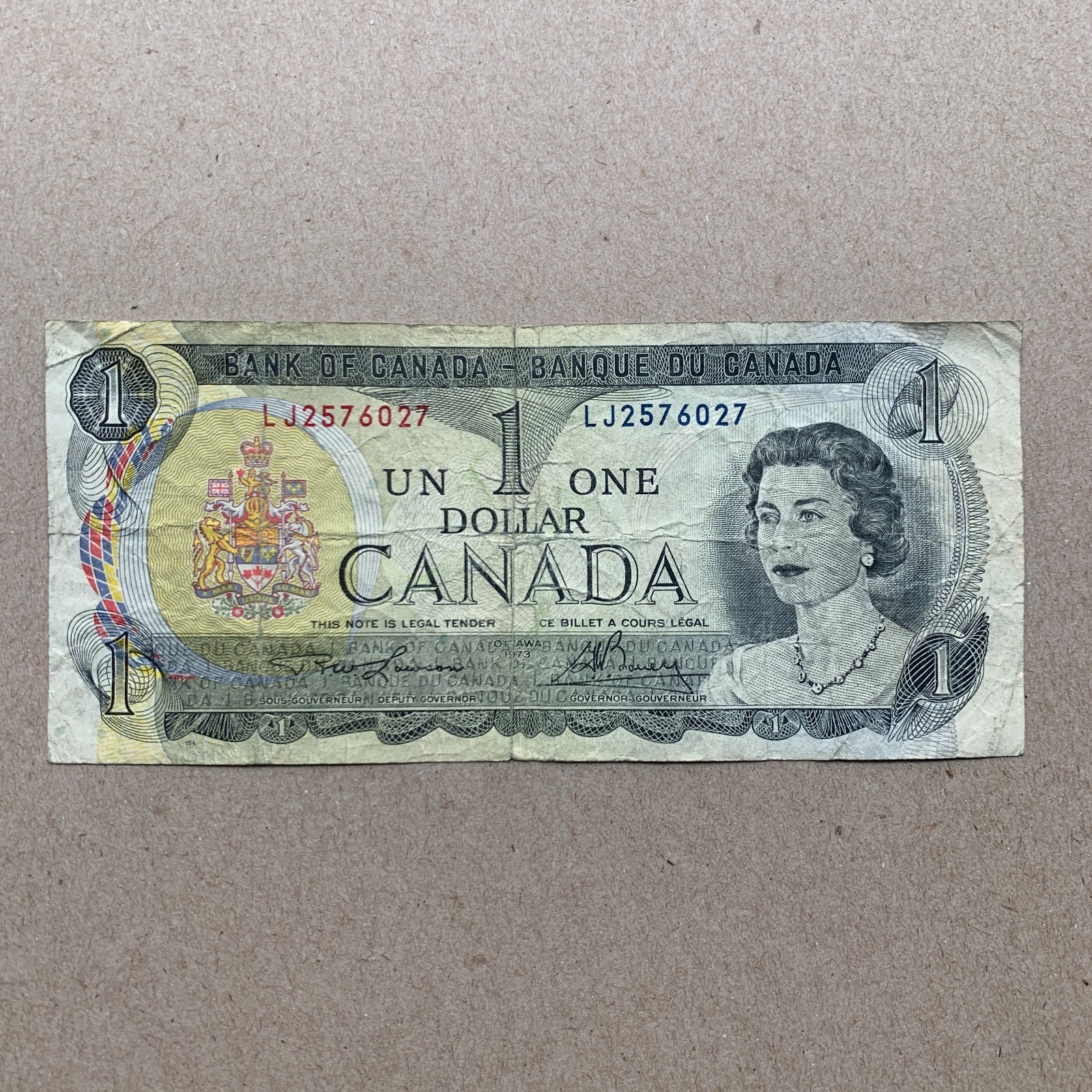🇨🇦 1973 Canada $1 Dollar Bill Banknote Canadian 1 Dollar Currency Paper Money