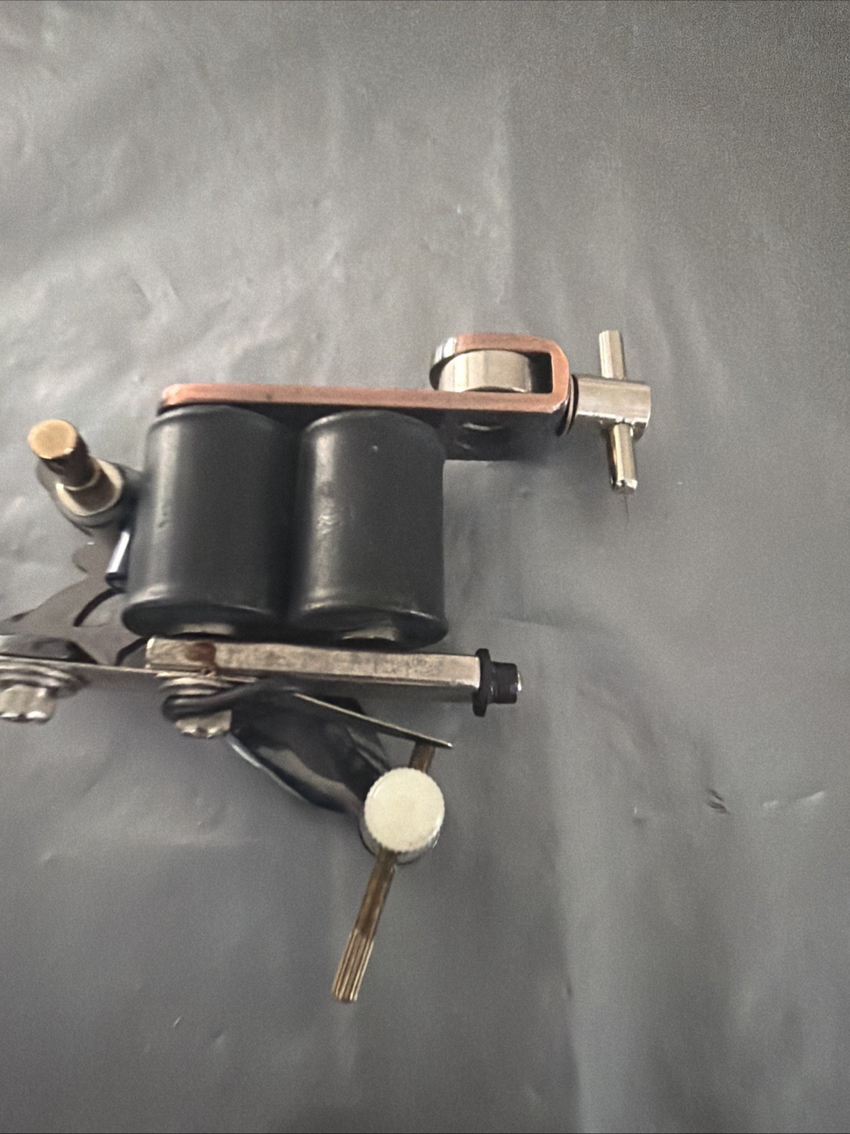 Vintage brass- Framed 10-wrap coil Tattoo Machine Used