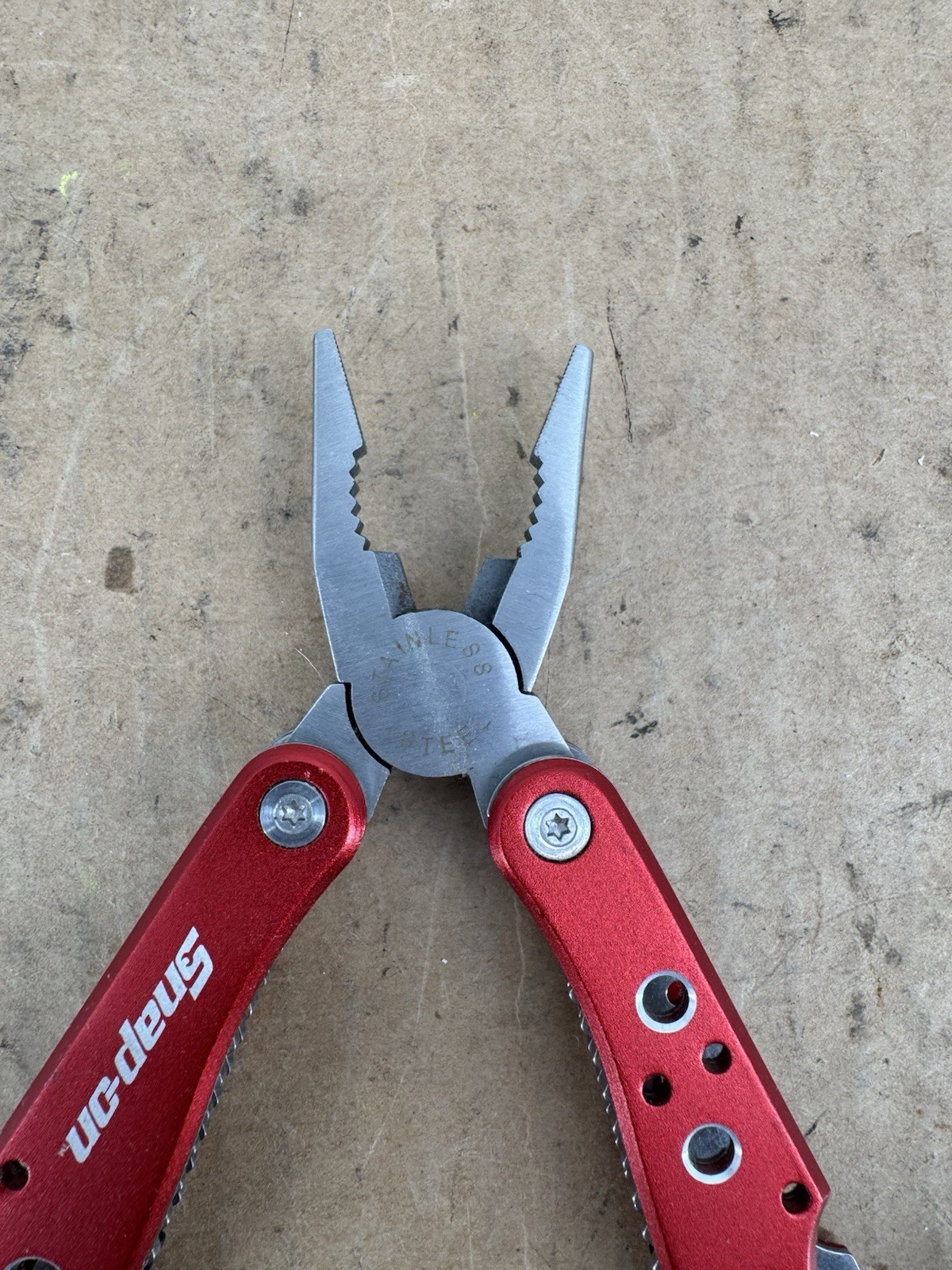 Snap On Tools Multi Tool Folding Pocket Knife W/ Pliers Compact Tool