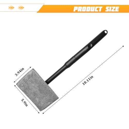Car Windshield Cleaning Tool, Vehicle Window Cleaner with Extendable 4 Pads