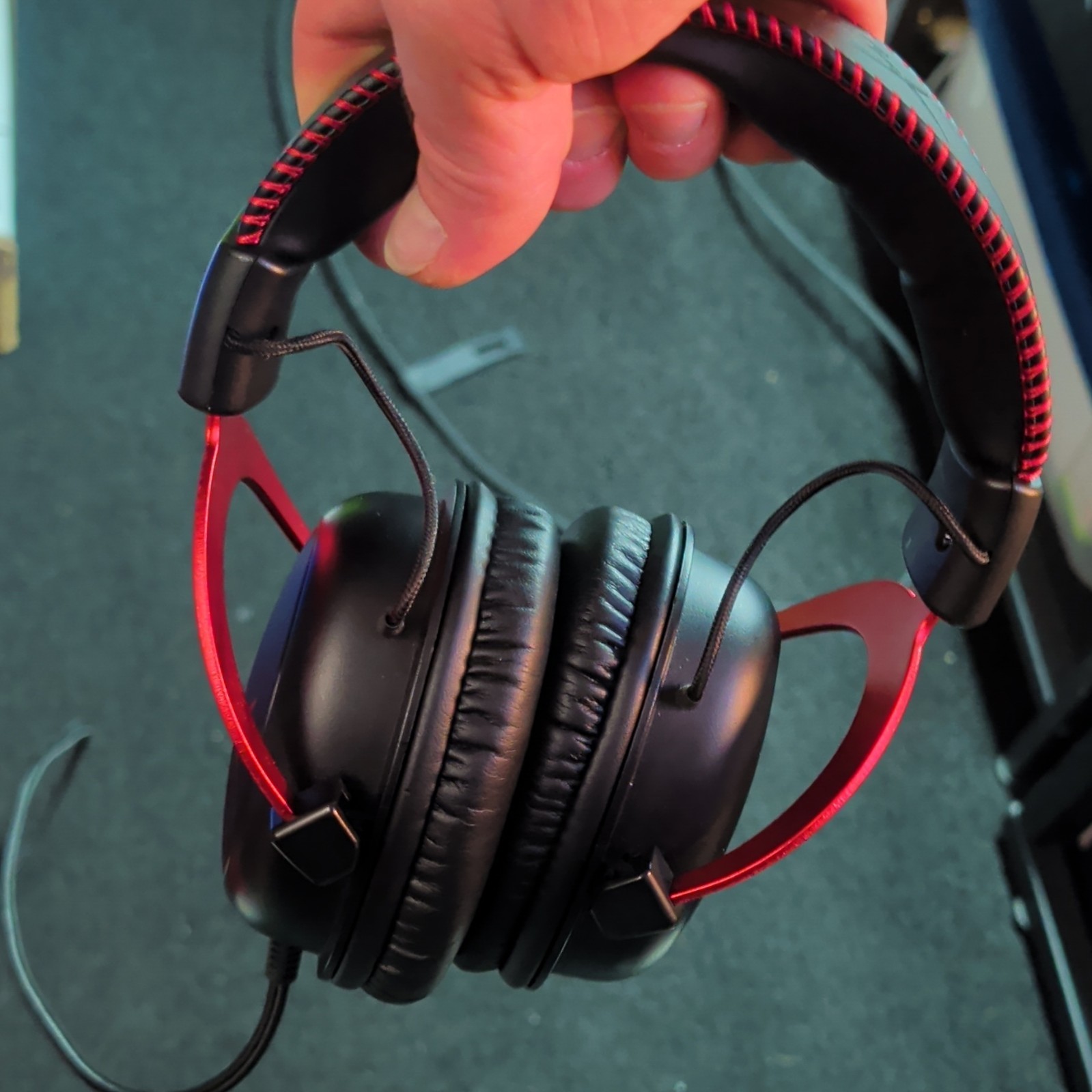 HyperX Cloud II Wired Over-Ear Headset w/ Mic, 3.5mm, Black/Red