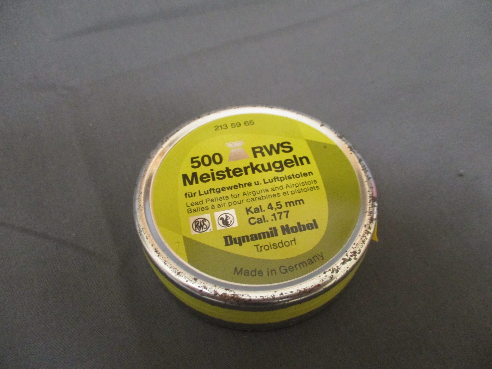 Vintage Meisterkugeln Lead Pellets 500 RWS .177 Cal. - Unopened