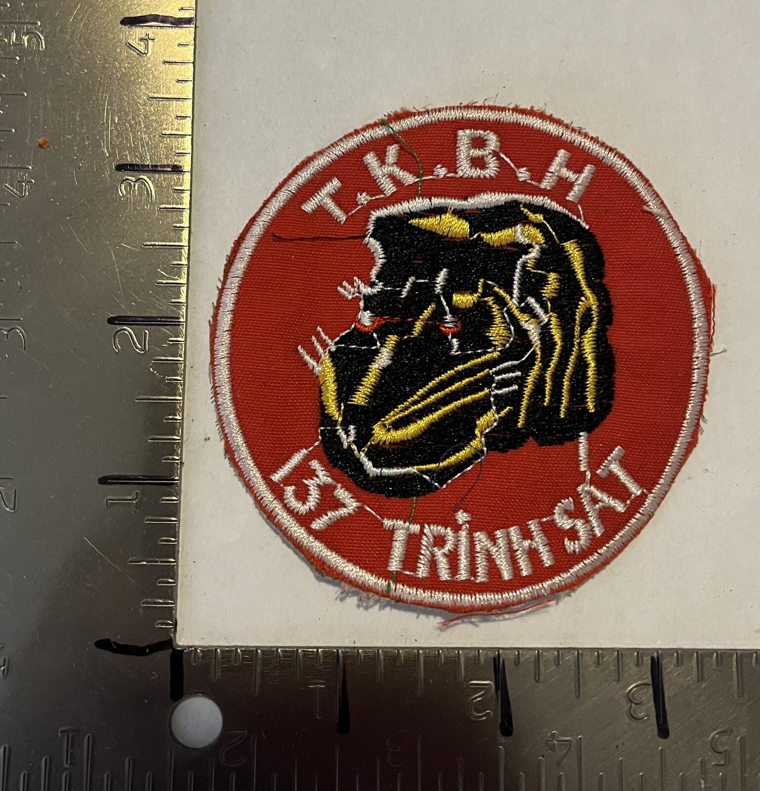 Vietnam War Patch  ARVN T.K.B.H 137 TRINH SAT (Recon Team 137 In BIEN HOA)