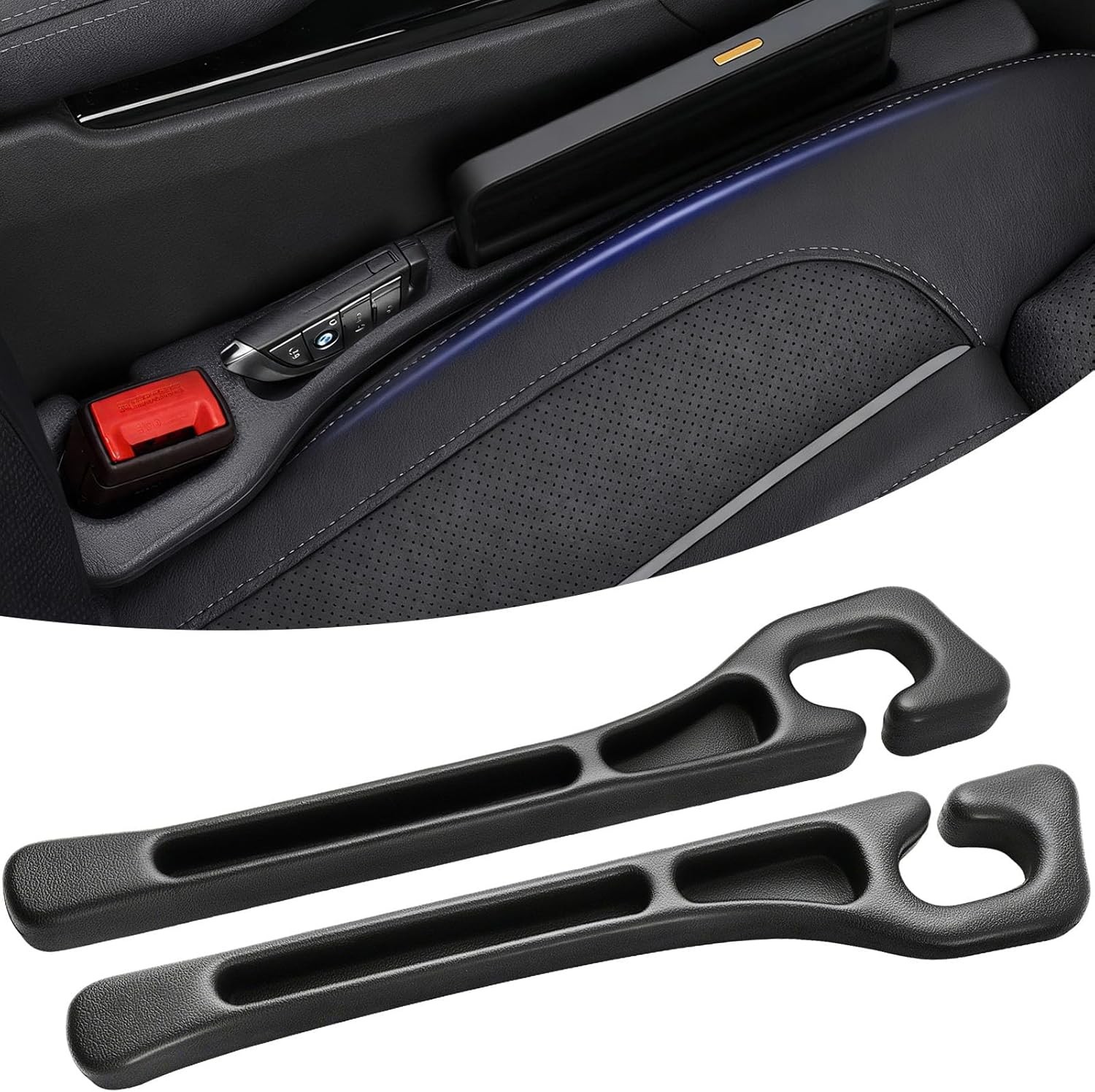 Car Seat Gapster, Car Seat Gap Filler for Filling Gaps Between Consoles,