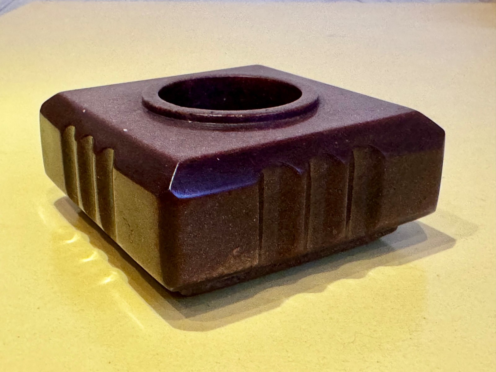 German (carbolite, bakelite?) Wehrmacht inkwell WW II. A military