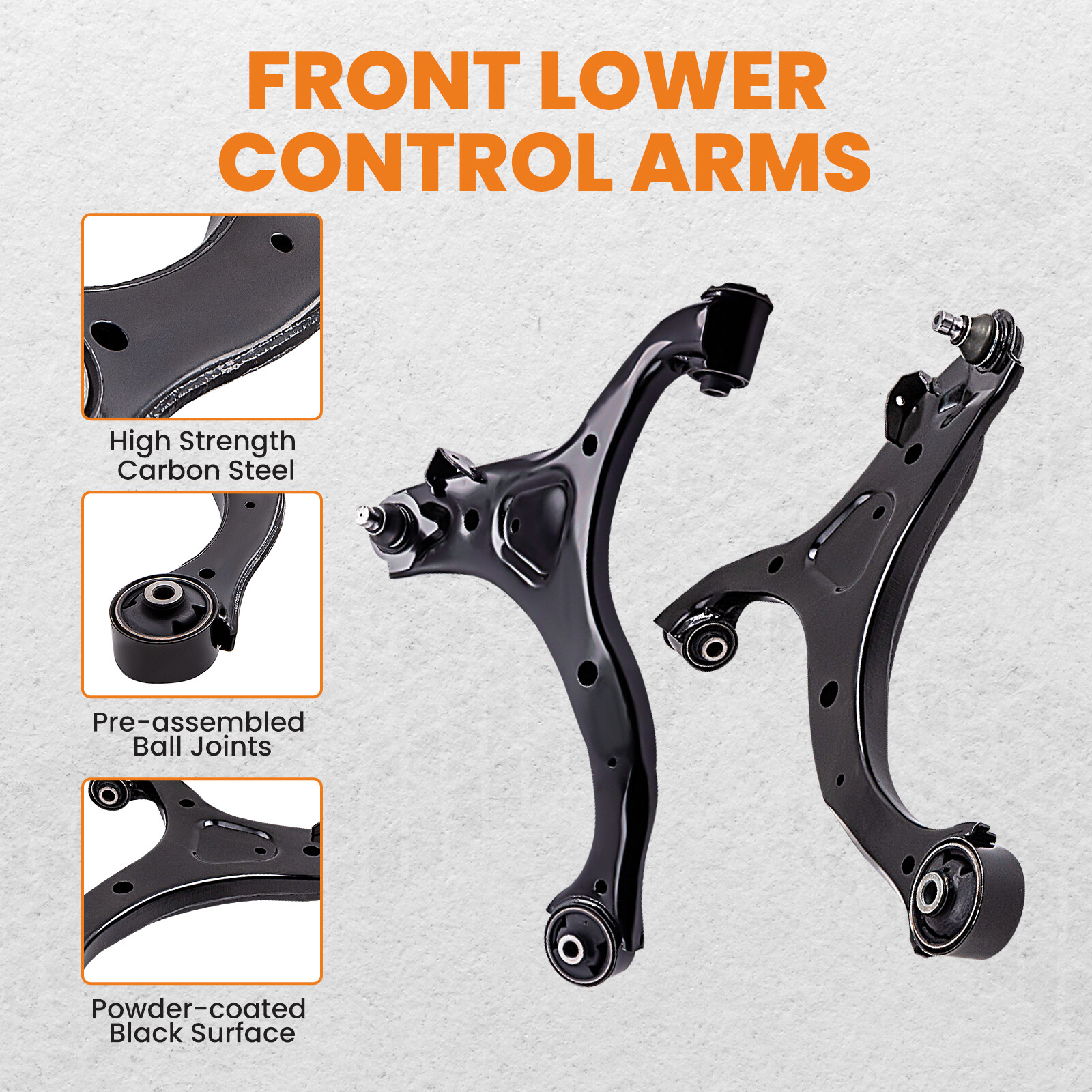 8Pcs Left Right Front Lower Control Arms for Kia Sorento 2011-2013 K621686