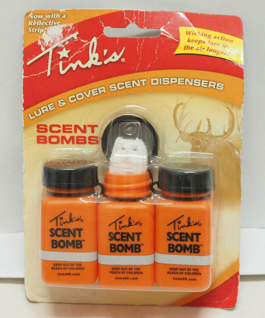 Tinks W5841 Scent Bomb Deer/Buck Game Hunting Lure + Cover Scent Dispensers