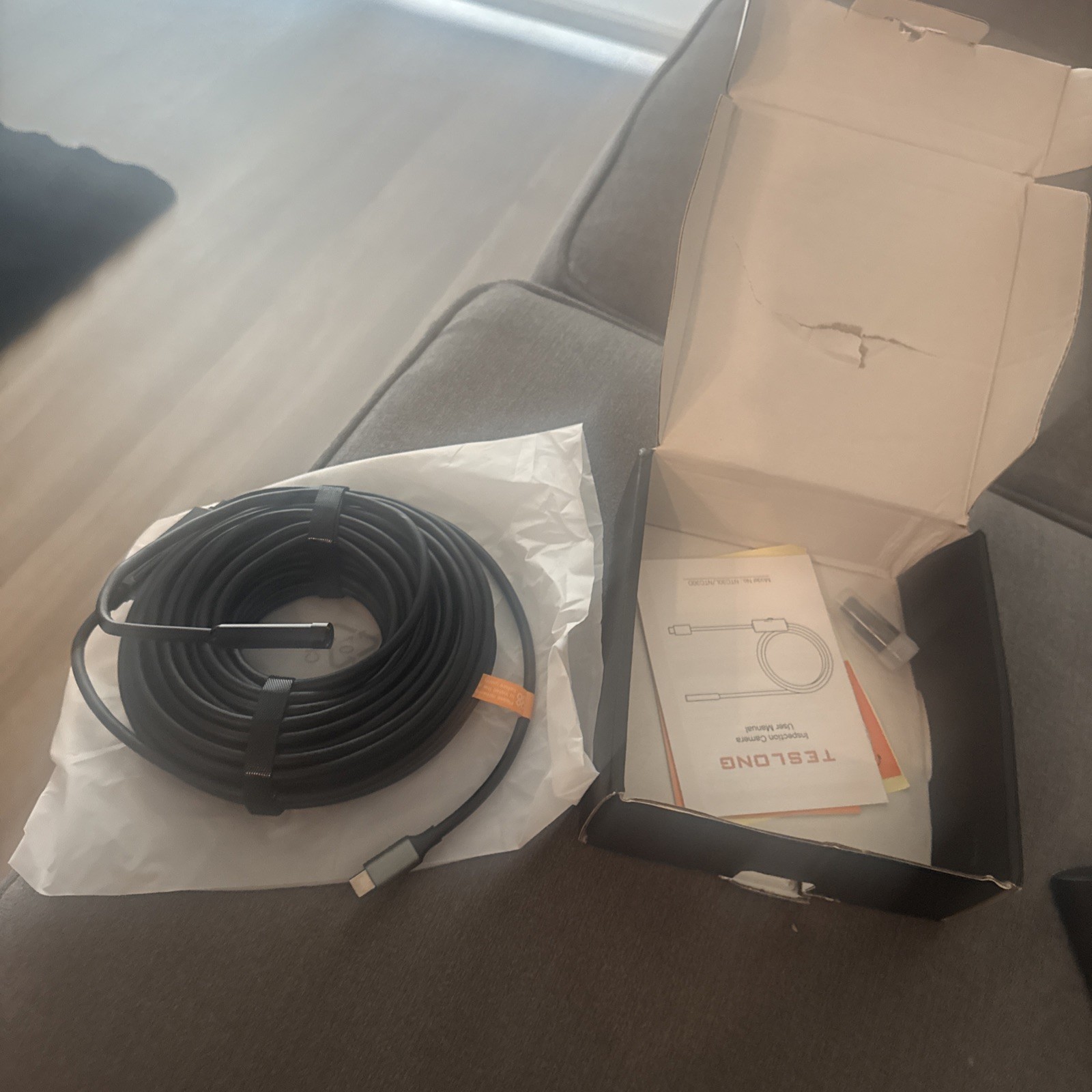 Endoscope Camera Teslong USB-C Borescope Inspection Camera for iPhone 15 Android