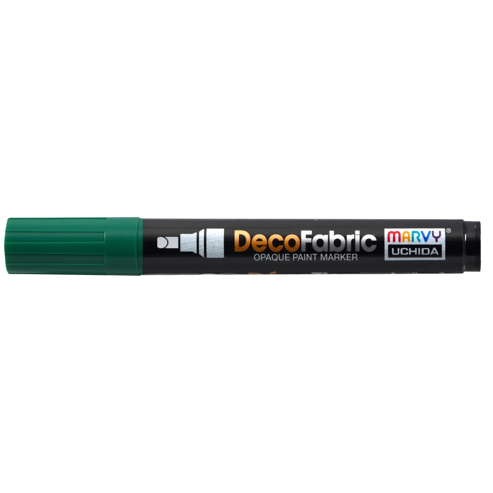 Uchida DecoFabric Opaque Paint Marker Chisel Tip-Green