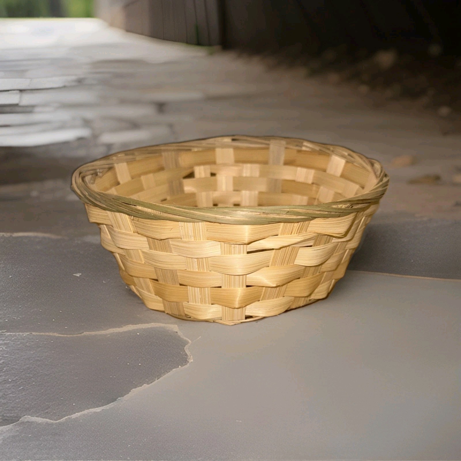 Bamboo Mini Basket See Pic Fast-Shipping
