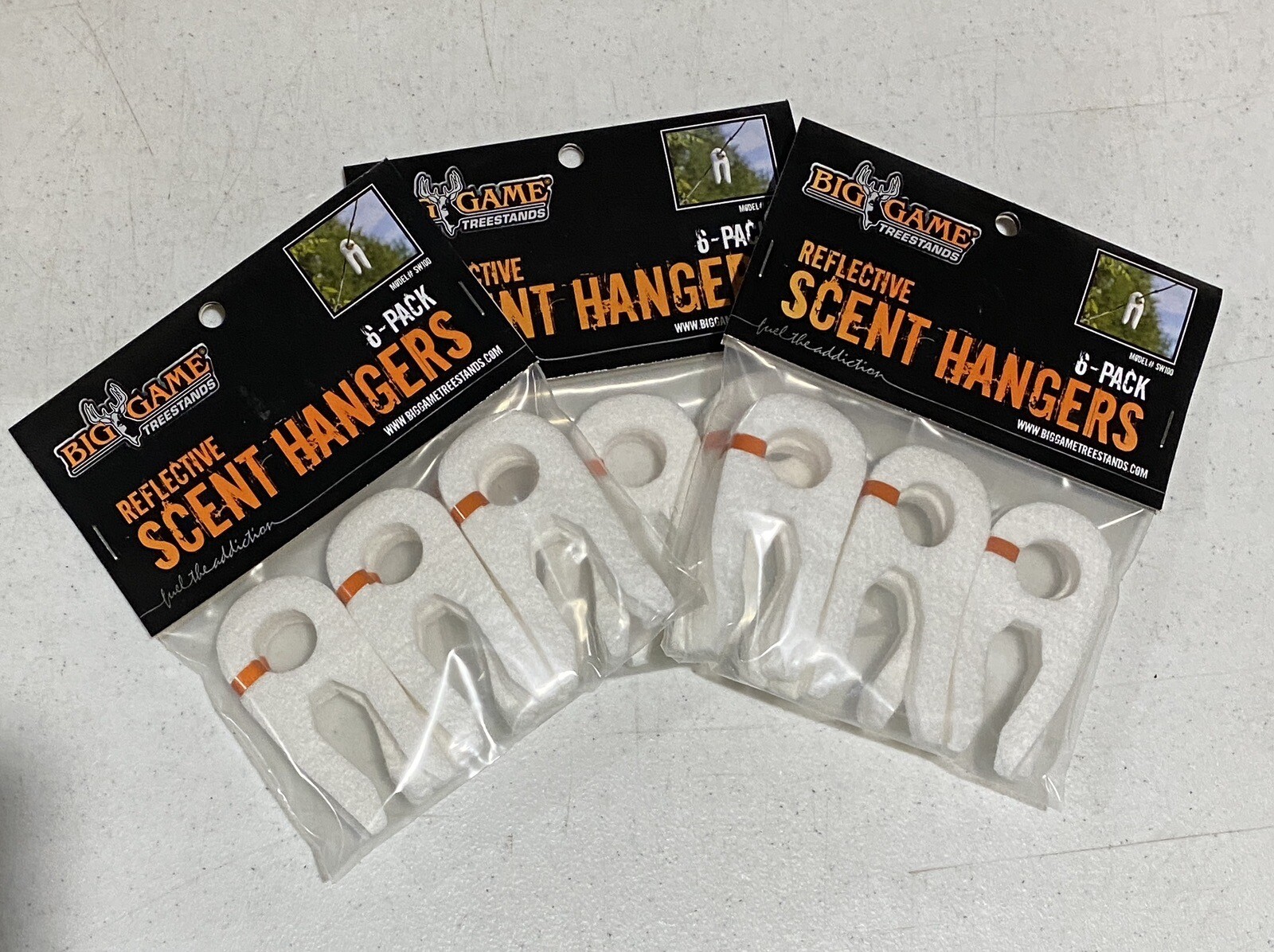 BIG GAME Treestands Scent Hangers 3 X 6 Packs #SW100 Deer Lure Hunting Archery