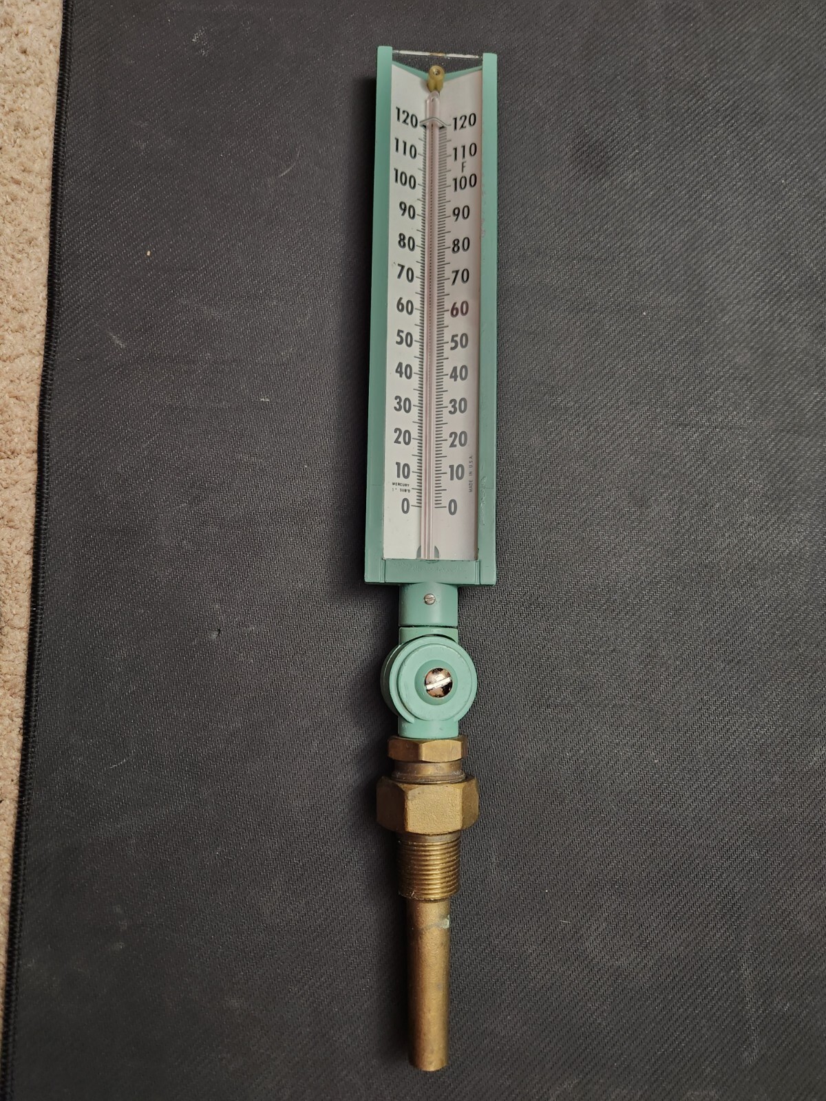 Johnson Industrial Glass Thermometer